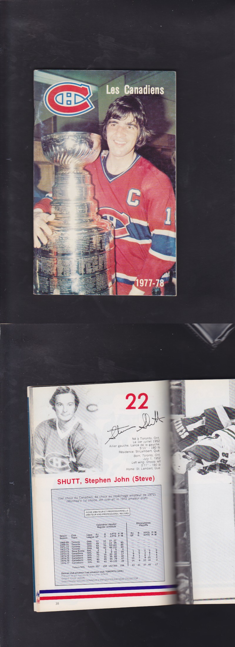 1977-78 MONTREAL CANADIENS YEARBOOK photo