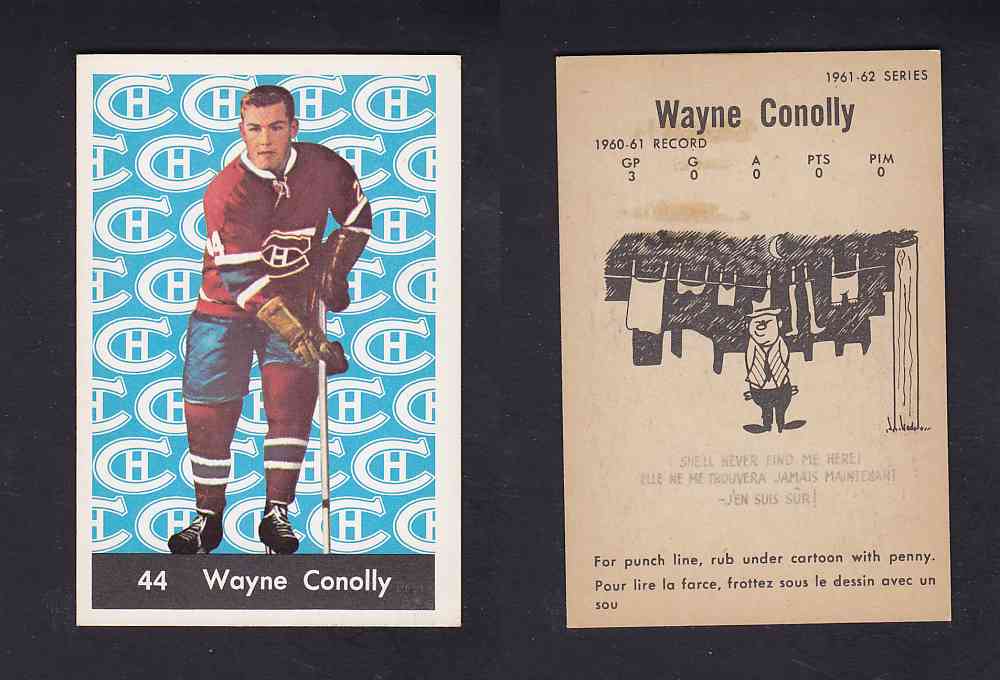 1961-62 PARKHURST HOCKEY CARD #44 W. CONOLLY photo