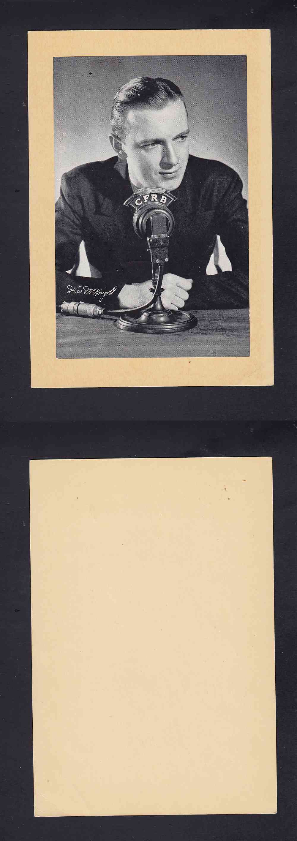 1934-43 BEEHIVE PHOTO GR.1 W. McKNIGHT photo