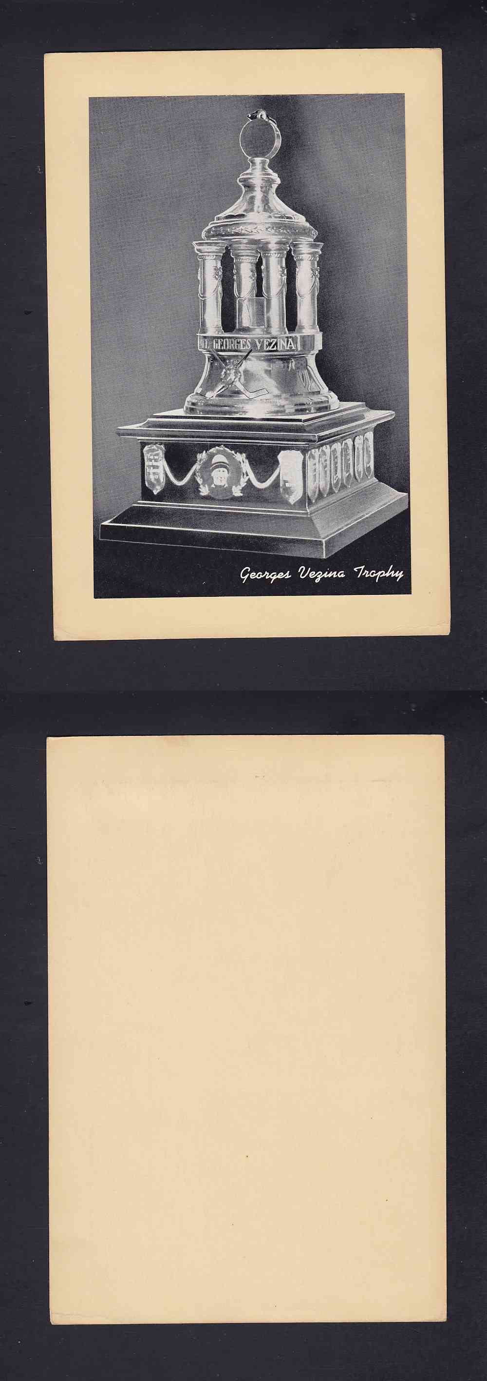 1934-43 BEEHIVE PHOTO GR.1 GEORGE VEZINA TROPHY photo