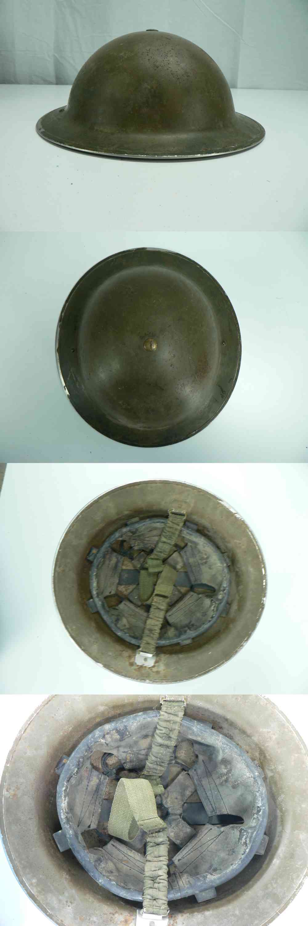 1939-45 WWII CANADA INFANTRY ORIGINAL HELMET photo 1939-45 WWII CANADA INFANTRY ORIGINAL HELMET photo
