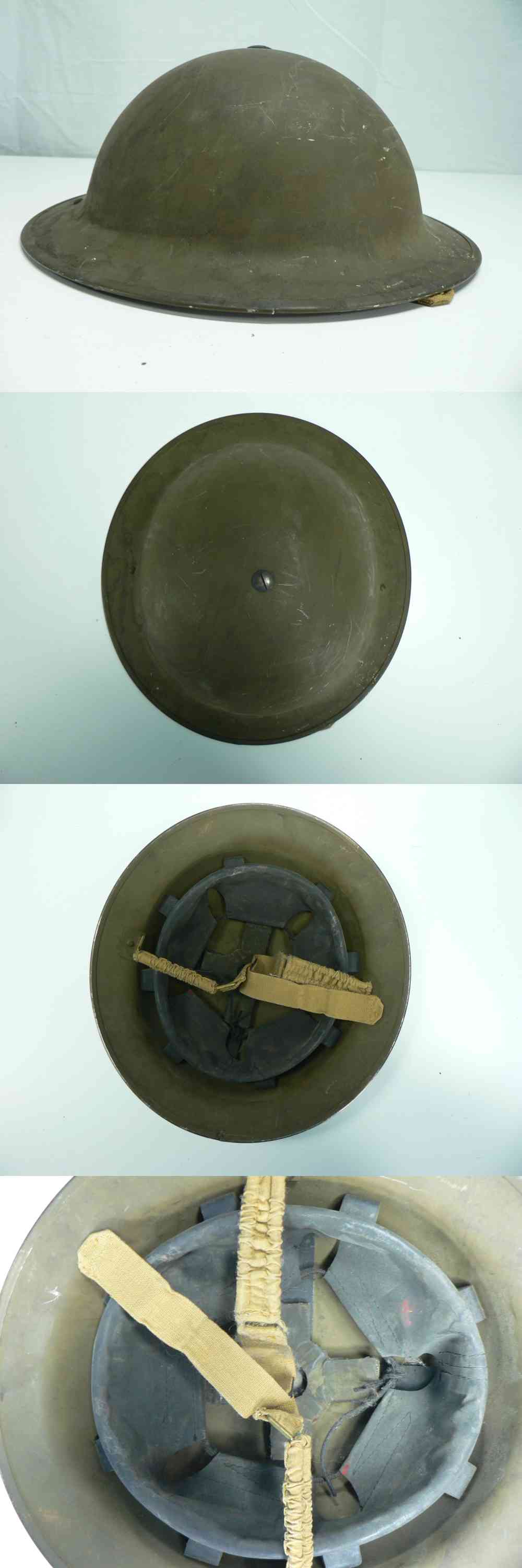 1939-45 WWII CANADA INFANTRY ORIGINAL HELMET photo 1939-45 WWII CANADA INFANTRY ORIGINAL HELMET photo