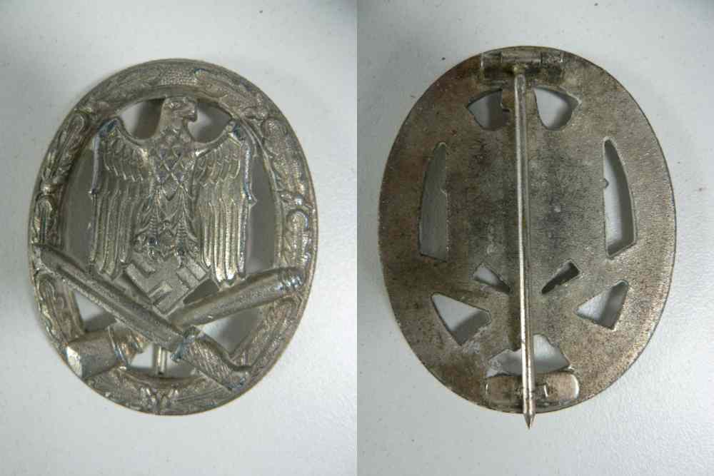 1939-45 ARMY/WAFFEB SS GEBERAK ASSULT BADGE WITH BALL HINGE photo 1939-45 ARMY/WAFFEB SS GEBERAK ASSULT BADGE WITH BALL HINGE photo
