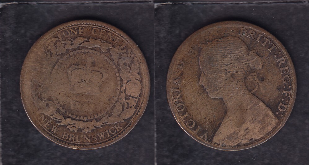 1861 CANADA NEW BRUNSWICK 0.01$ CENT COIN photo 1861 CANADA NEW BRUNSWICK 0.01$ CENT COIN photo