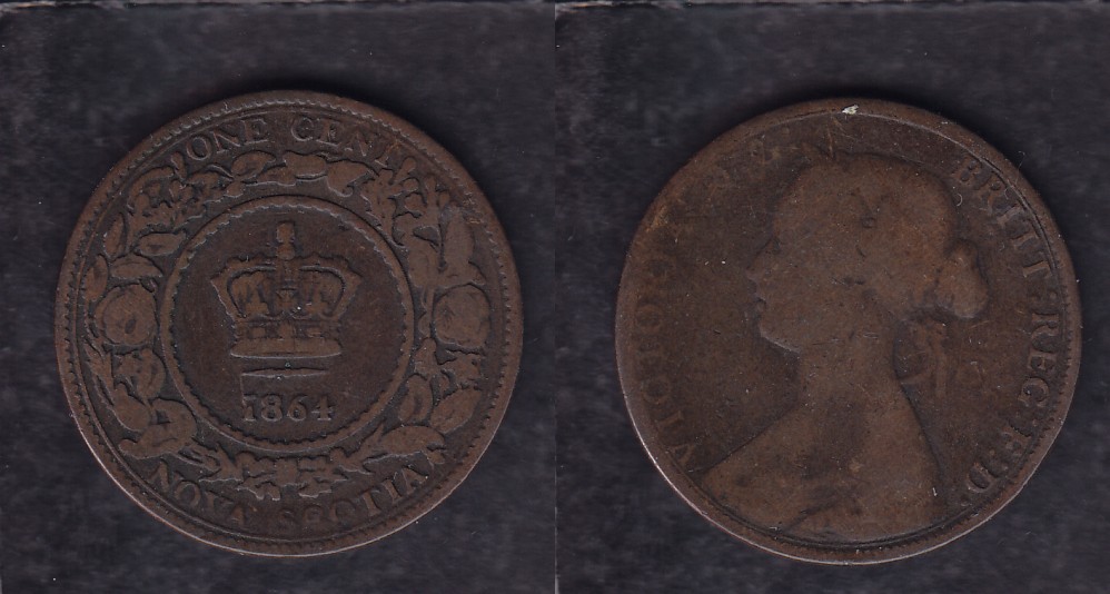 1864 CANADA NOVA SCOTIA 0.01$ CENT COIN photo 1864 CANADA NOVA SCOTIA 0.01$ CENT COIN photo