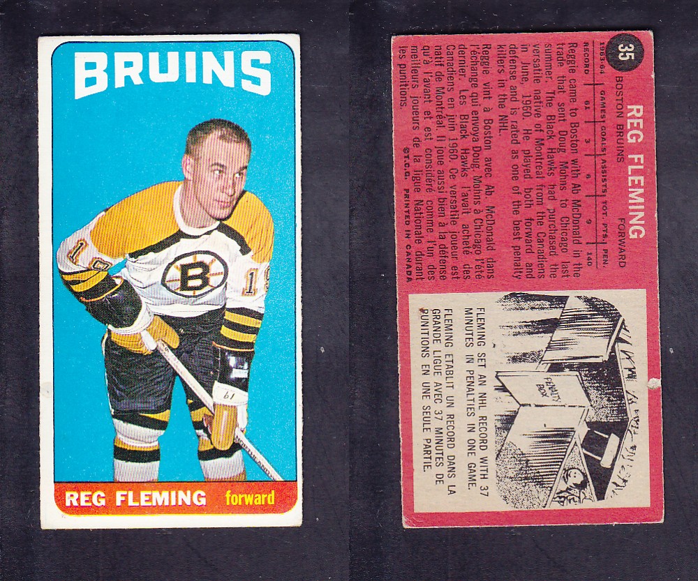 1964-65 TOPPS HOCKEY CARD #35 R. FLEMING photo