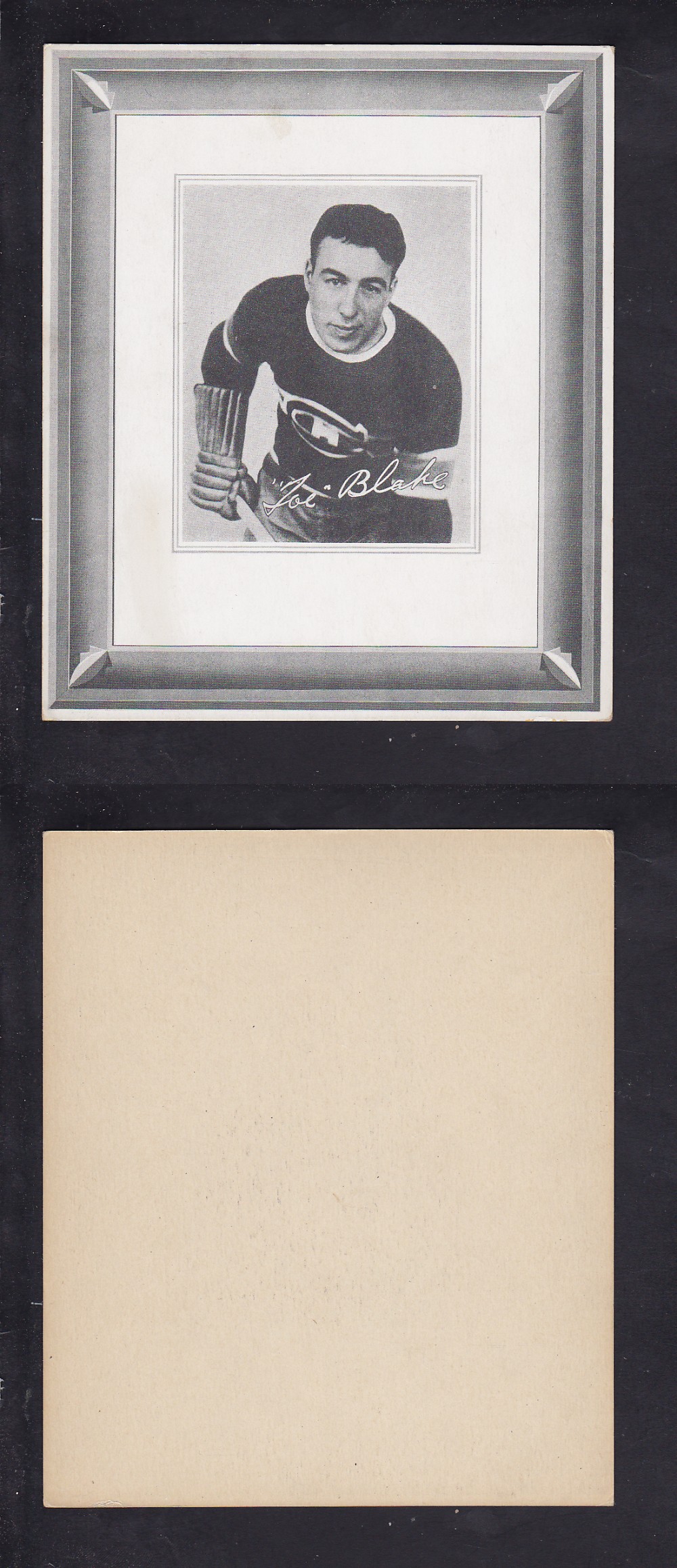 1938-39 QUAKER OATS HOCKEY CARD T. BLAKE photo