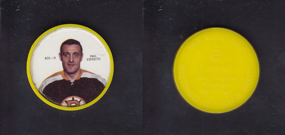 1968-69 SHIRRIFF HOCKEY COIN P. ESPOSITO BOS-8 photo