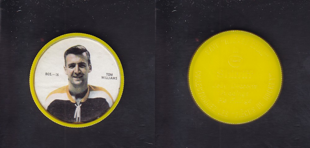 1968-69 SHIRRIFF HOCKEY COIN T. WILLIAMS BOS-16 *SP* photo