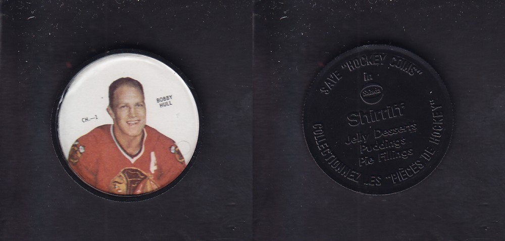 1968-69 SHIRRIFF HOCKEY COIN B. HULL CH-1 photo