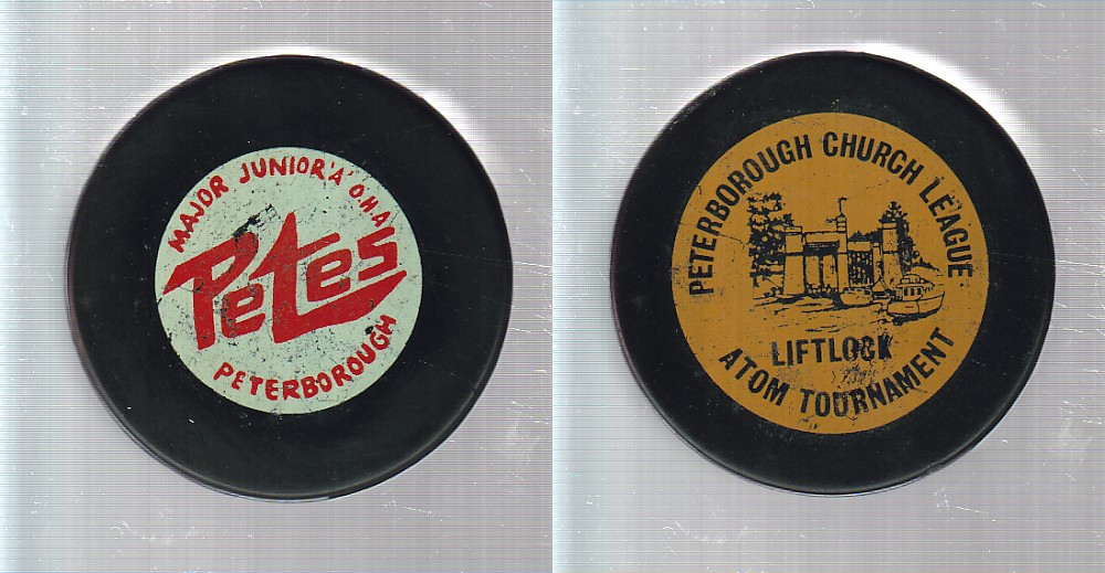 1980'S VICEROY V4 PETERBOROUGH PETES AD REVERSE PUCK photo