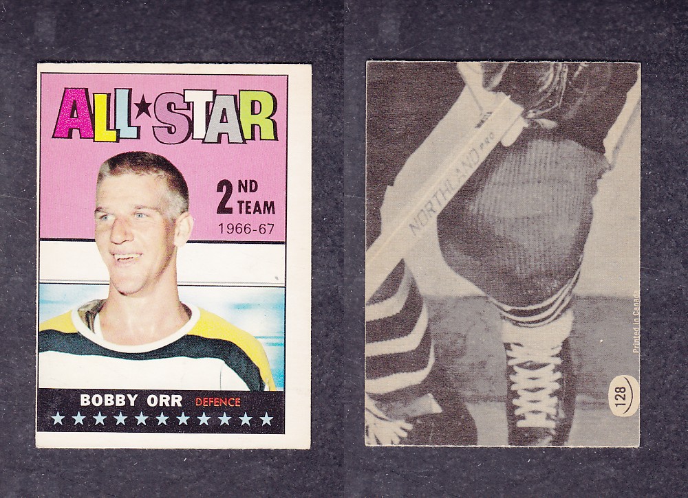 1967-68 TOPPS HOCKEY CARD #128 B. ORR photo