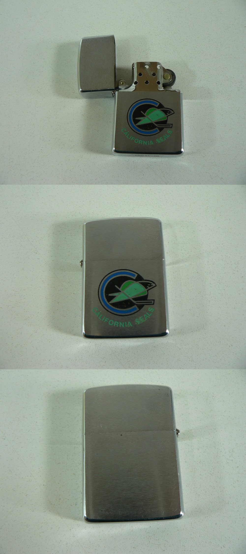 1967-68 ZIPPO CALIFORNIA SEALS LIGHTER photo