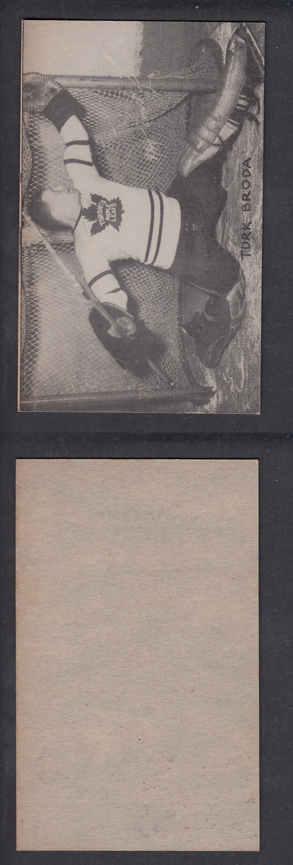 1948-52 EXHIBITS HOCKEY CARD T. BRODA photo