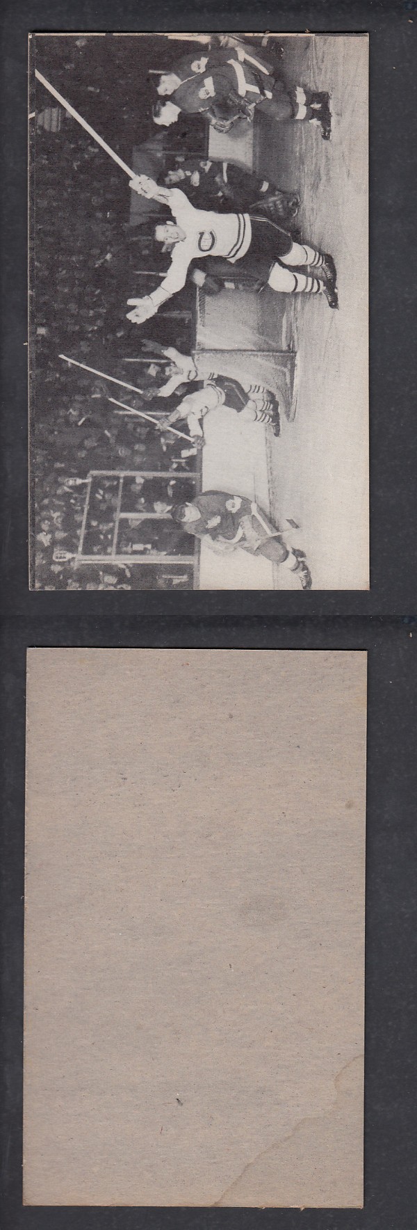 1948-52 EXHIBITS HOCKEY CARD CANADIENS SCORE photo