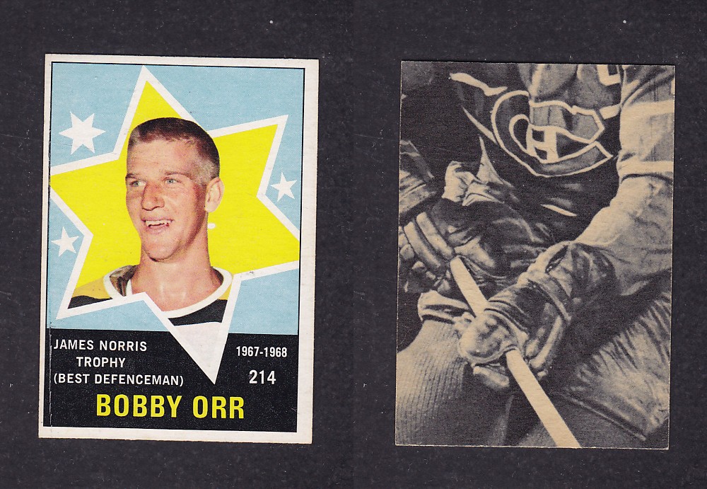 1968-69 O-PEE-CHEE HOCKEY CARD #214 B. ORR photo