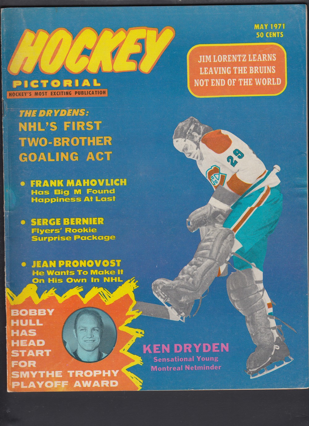 1971 HOCKEY PICTORIAL FULL MAGAZINE photo