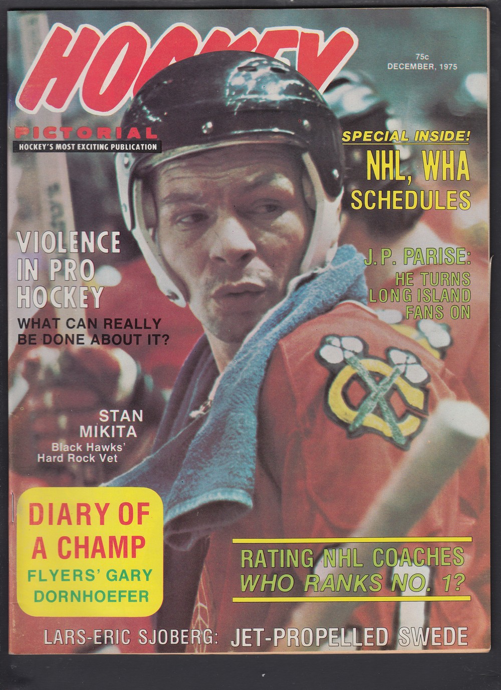 1975 HOCKEY PICTORIAL FULL MAGAZINE photo