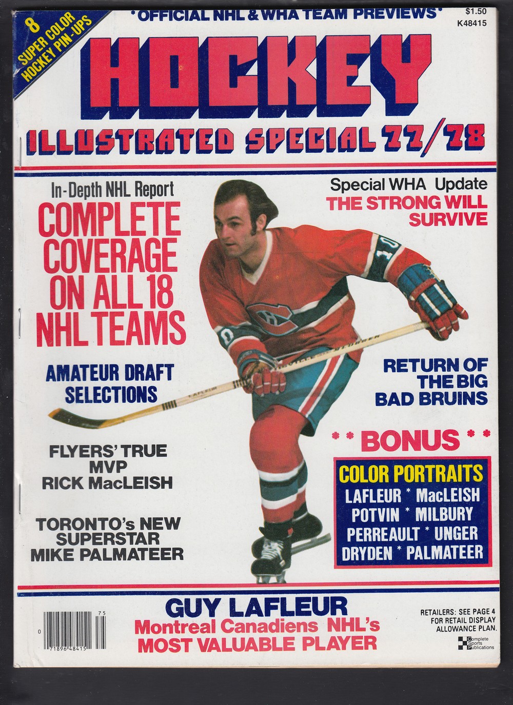 CS22098133 :: 1977-78 HOCKEY ILLUSTRATED SPECIAL FULL MAGAZINE ...