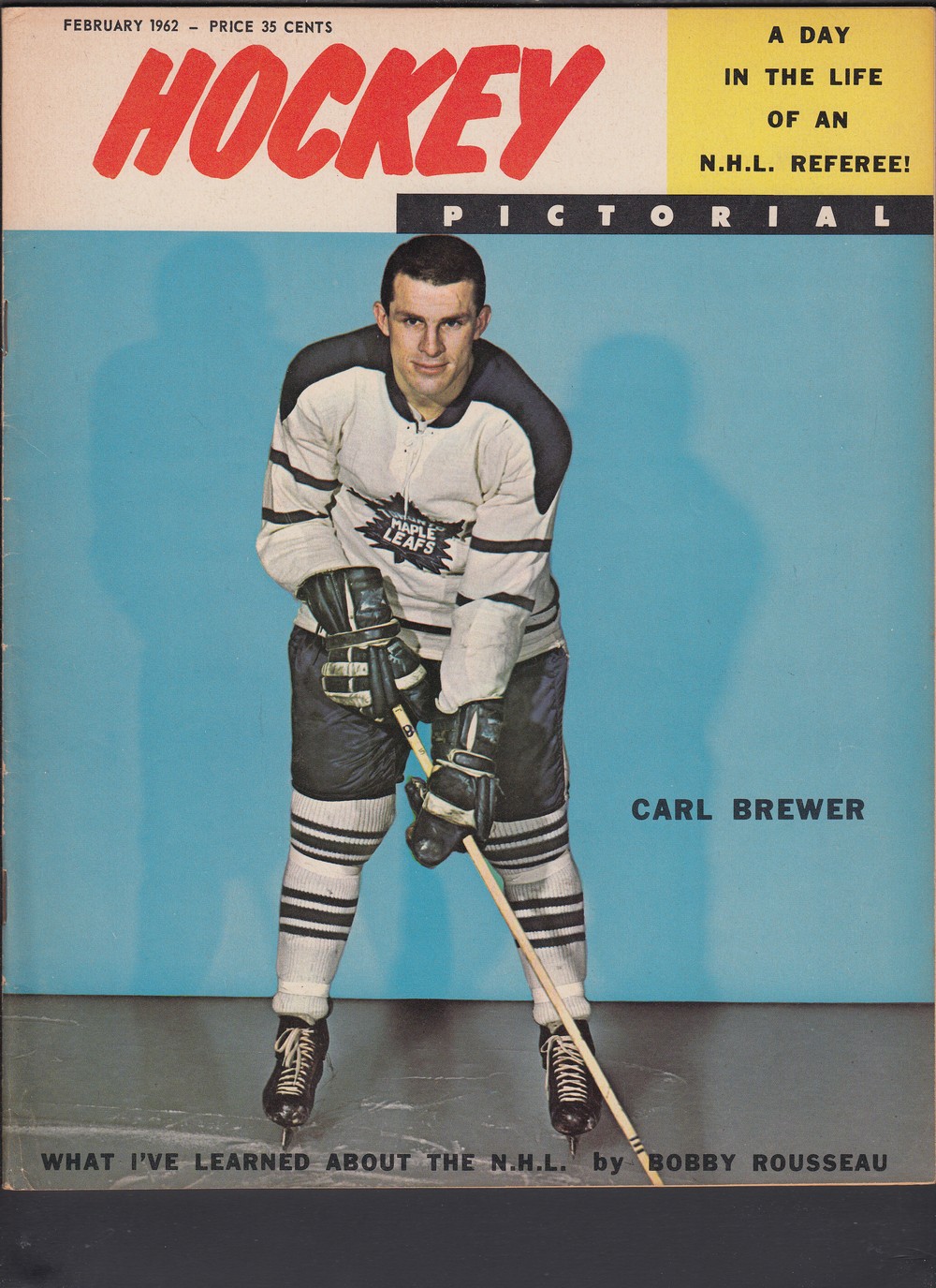 1962 HOCKEY PICTORAL FULL MAGAZINE photo