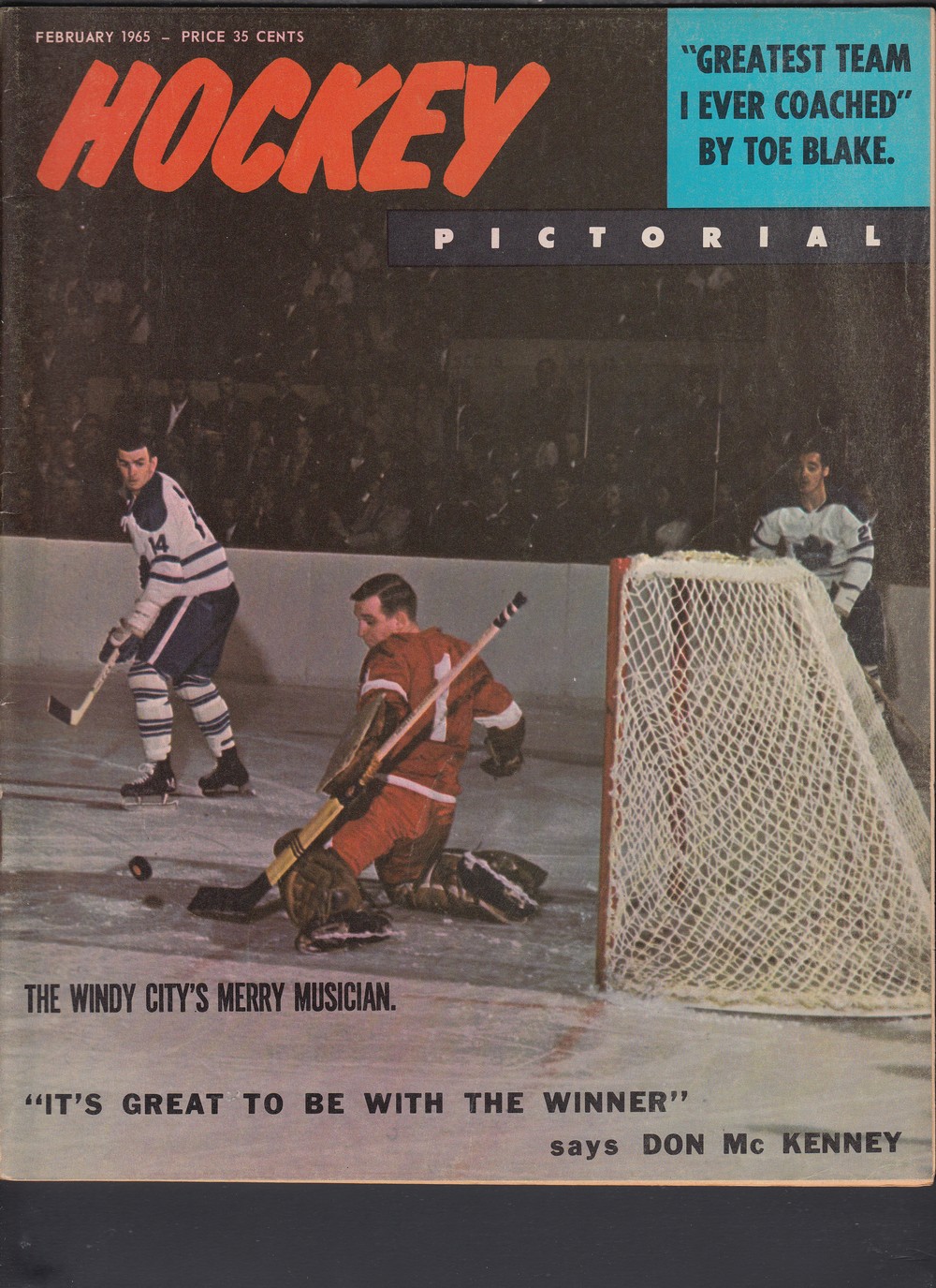 1965 HOCKEY PICTORAL FULL MAGAZINE photo