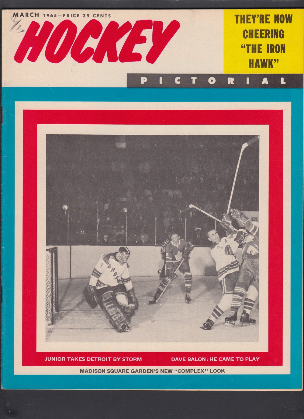 1965 HOCKEY PICTORAL FULL MAGAZINE photo