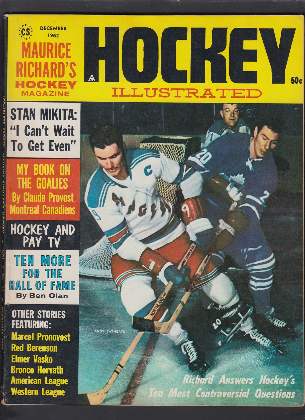 1962 HOCKEY ILLUSTRATED FULL MAGAZINE photo