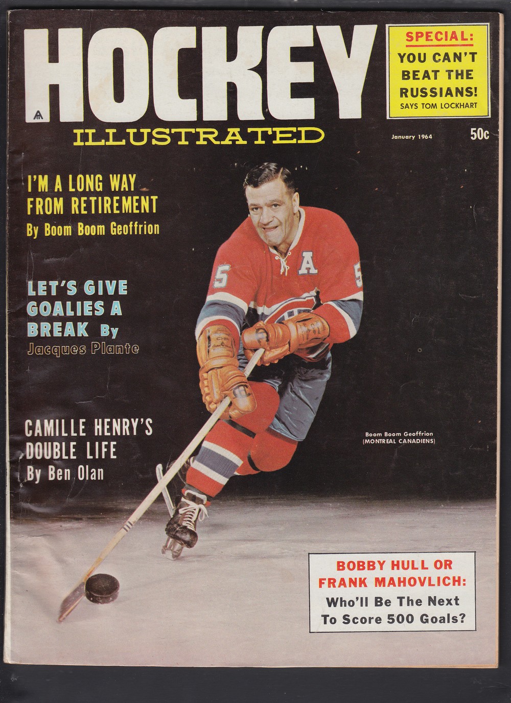 CS70009004 1964 HOCKEY ILLUSTRATED FULL MAGAZINE CAPITAL SPORTS CARDS