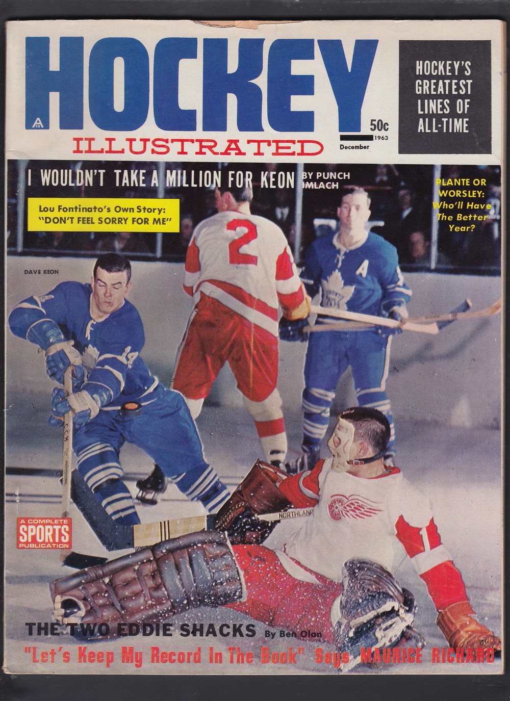 CS96927246 :: 1963 HOCKEY ILLUSTRATED FULL MAGAZINE - CAPITAL SPORTS CARDS