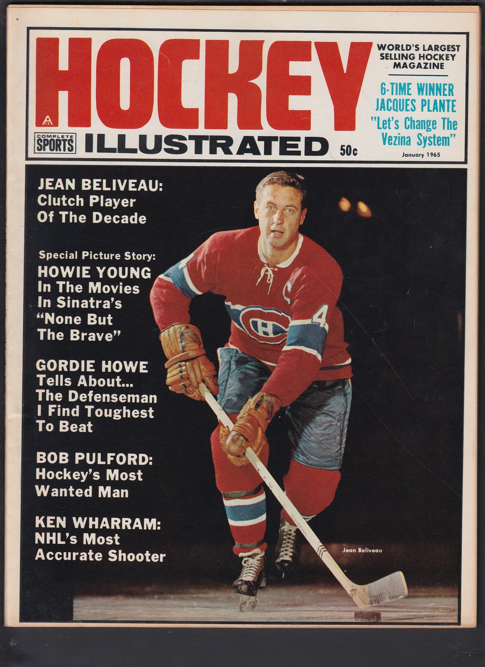 CS85675625 1965 HOCKEY ILLUSTRATED FULL MAGAZINE CAPITAL SPORTS CARDS