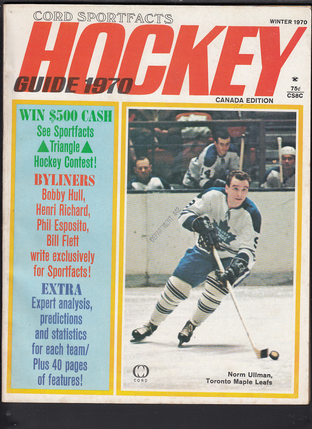 CS73434742 :: 1970 HOCKEY GUIDE FULL MAGAZINE - CAPITAL SPORTS CARDS