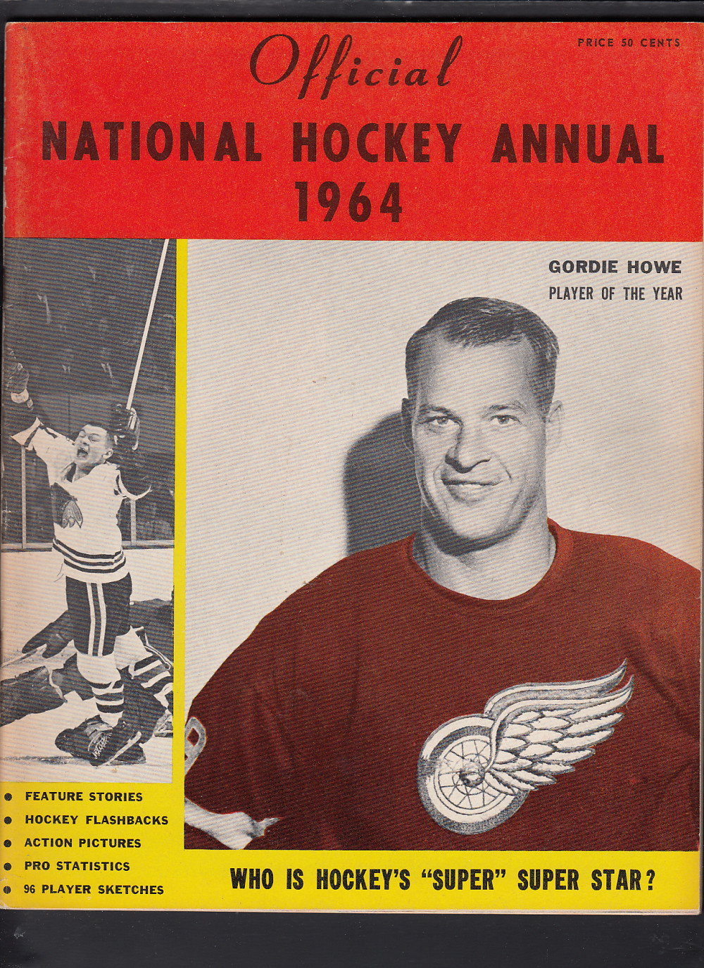 1964 OFFICIAL NATIONAL HOCKEY ANNUAL FULL MAGAZINE photo