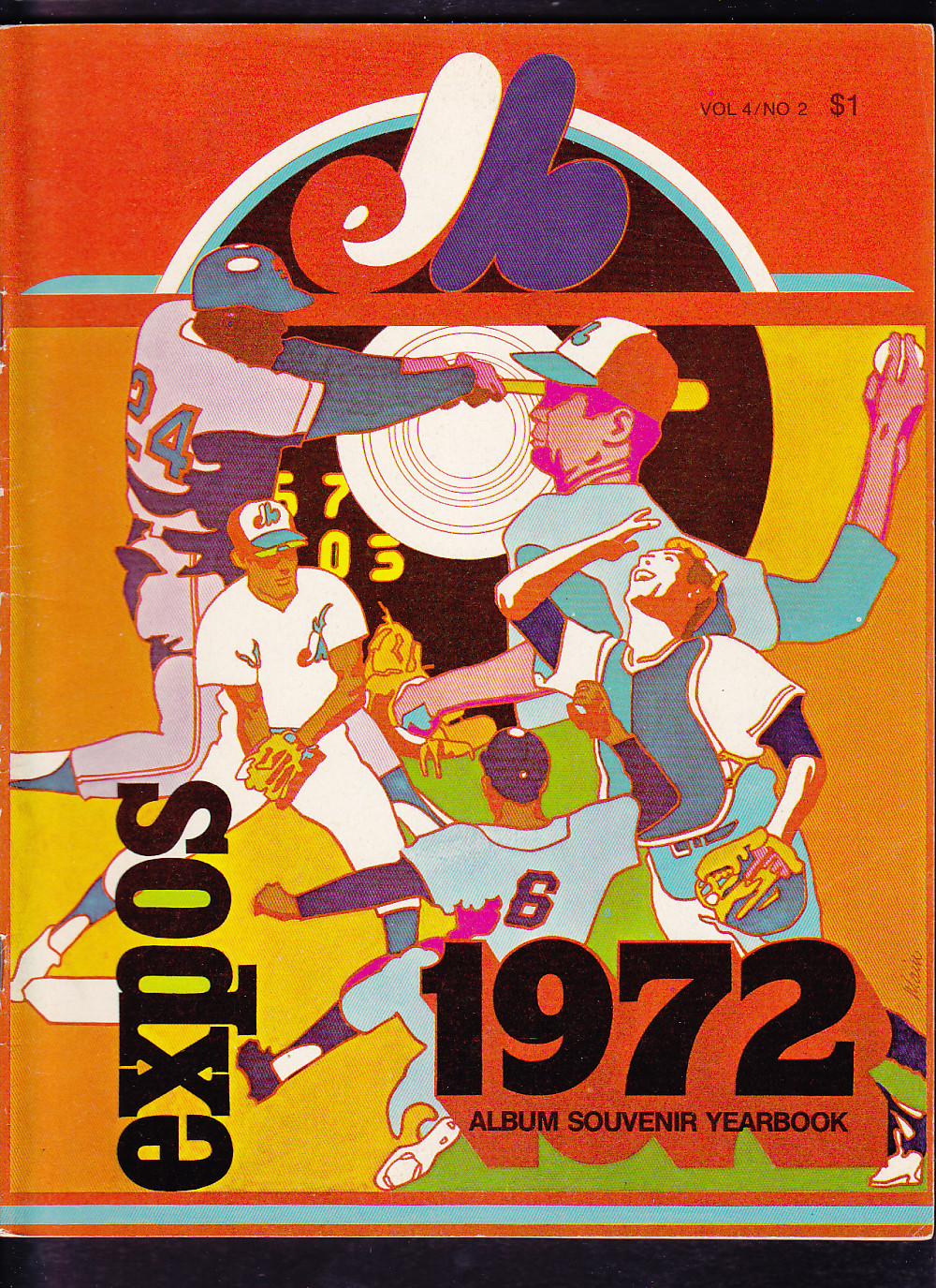 1972 MONTREAL EXPOS YEARBOOK VOL. 4 #2 photo