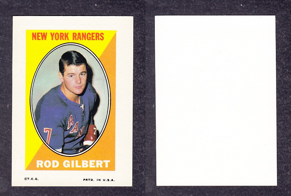 1970-71 O-PEE-CHEE STICKER STAMPS R. GILBERT photo