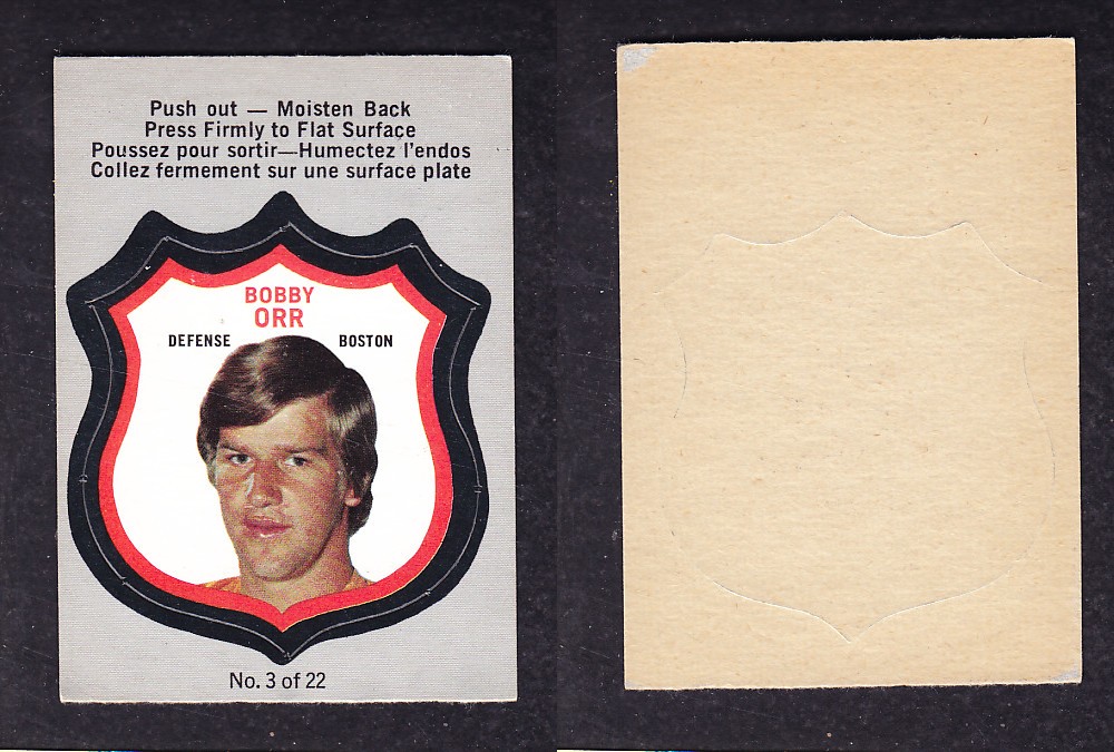 1972-73 O-PEE-CHEE PLAYER CRESTS #3 B. ORR photo