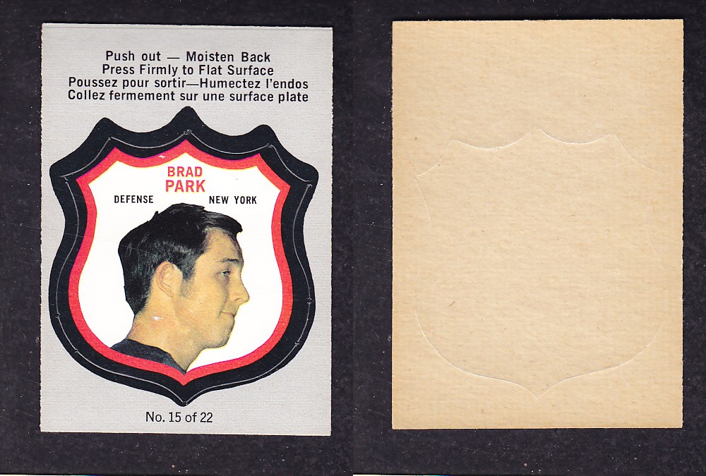 1972-73 O-PEE-CHEE PLAYER CRESTS #15 B. PARK photo