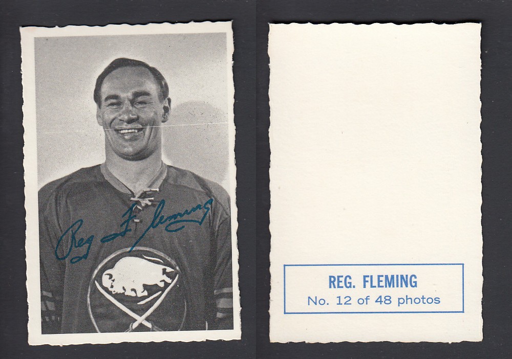 1970-71 O-PEE-CHEE DECKLE EDGE #12 R. FLEMING photo