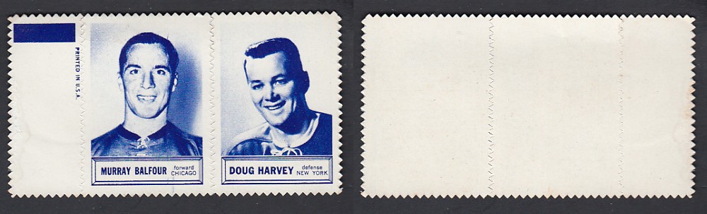 1961-62 TOPPS STAMPS BALFOUR/HARVEY photo