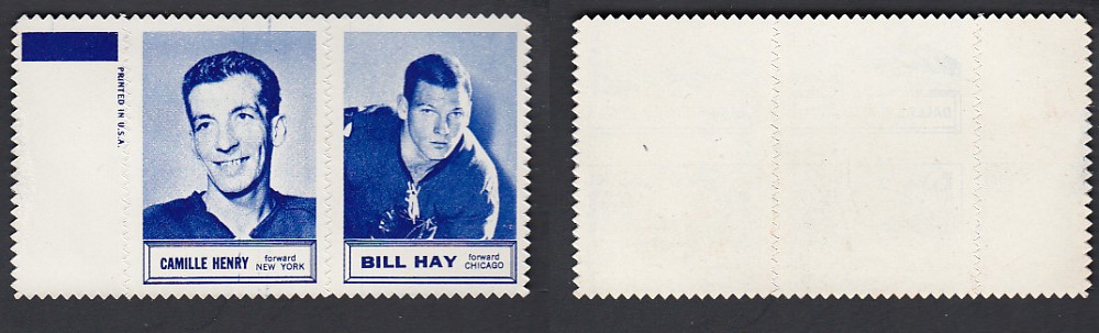 1961-62 TOPPS STAMPS HENRY/HAY photo