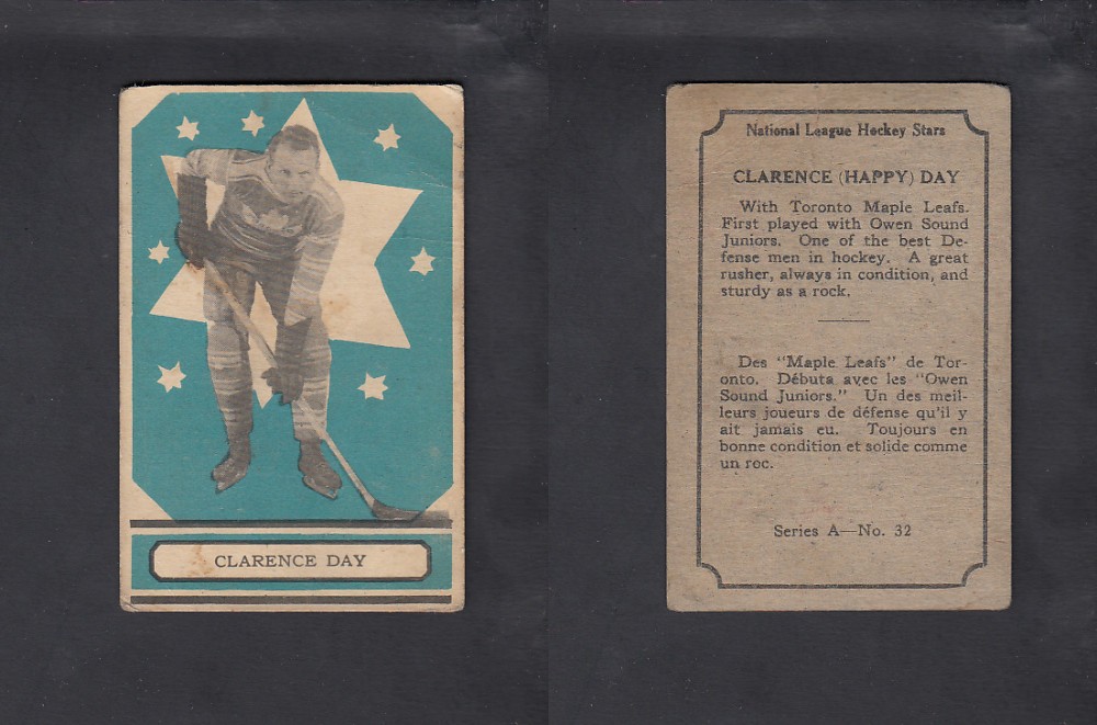 1933-34 O-PEE-CHEE HOCKEY CARD #32 C.DAY photo