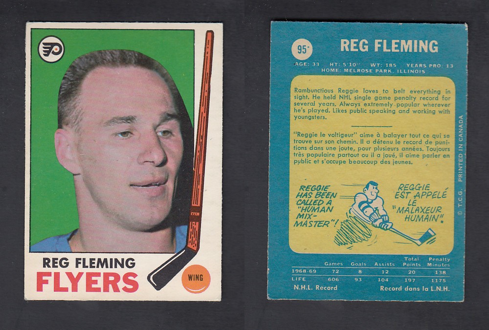 1969-70 O-PEE-CHEE HOCKEY CARD #95 R. FLEMING photo