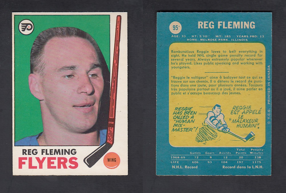 1969-70 O-PEE-CHEE HOCKEY CARD #95 R. FLEMING photo