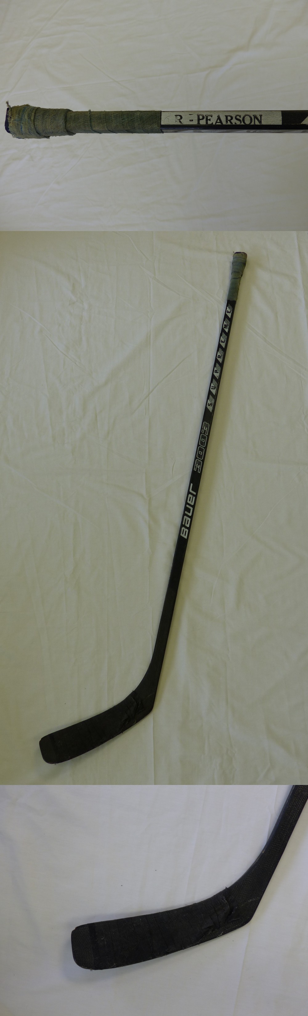 EARLY 1990'S TORONTO MAPLE LEAFS GAME USED STICK photo