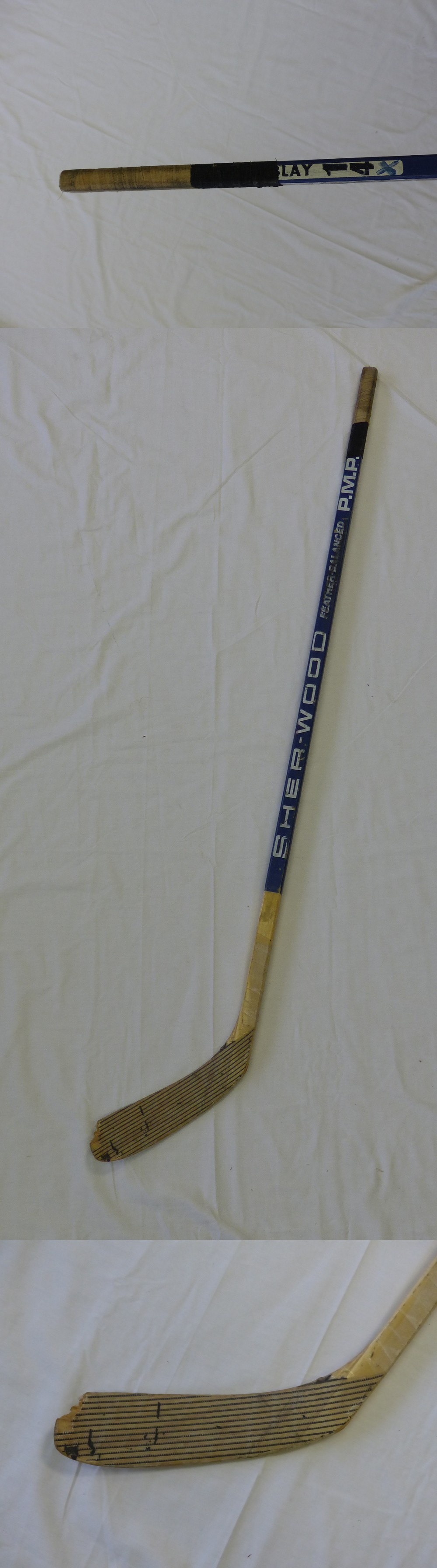 1986 MONTREAL CANADIENS M. TREMBLAY STANLEY CUP GAME USED STICK photo