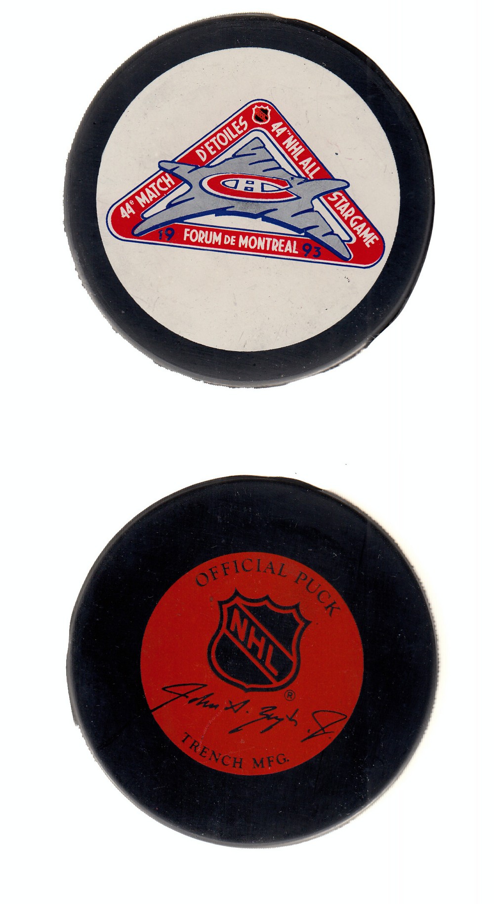 1985-92 CZECHOSLOVAKIA MONTREAL ALL-STAR GAME PUCK photo