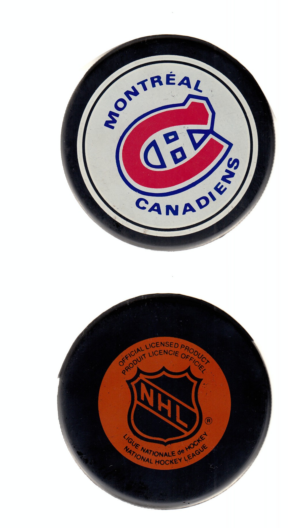1984-88 GENERAL TIRE MONTREAL CANADIENS PUCK photo
