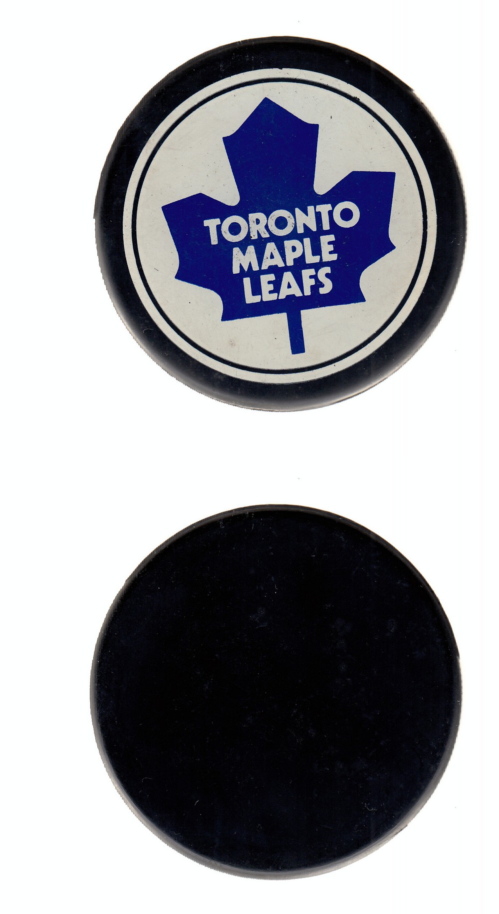 1980-87 GENERAL TIRE TORONTO MAPLE LEAFS PUCK photo