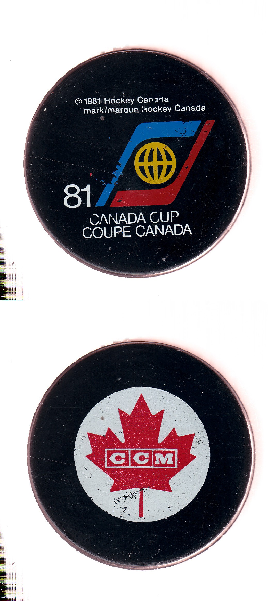 1981 VICEROY CANADA CUP SERIES GAME PUCK photo