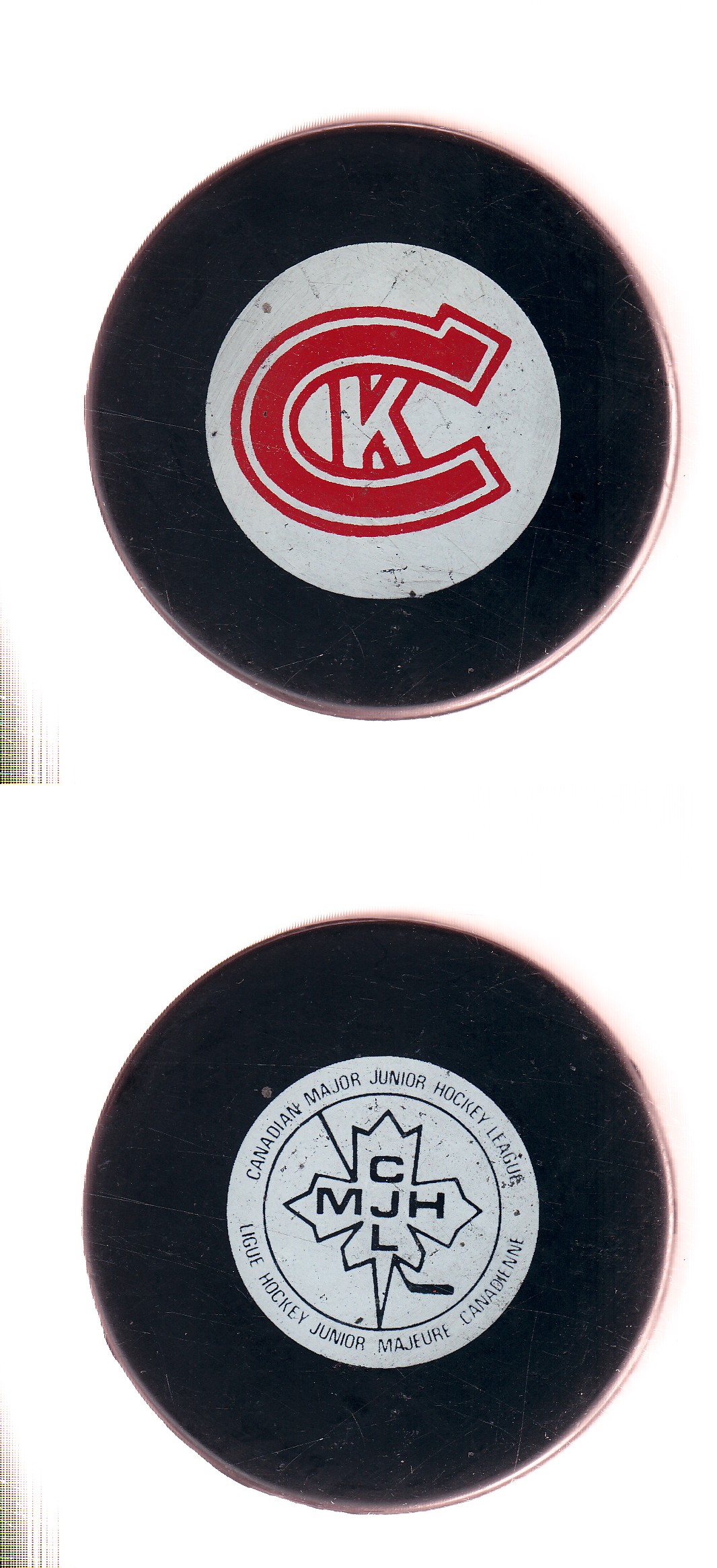 1980-81 VICEROY KINGSTON CANADIANS GAME PUCK photo
