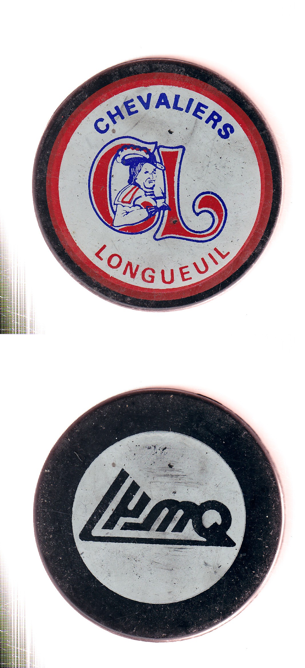 1981-91 VICEROY LONGUEUIL CHEVALIERS PUCK photo